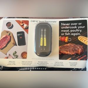 CHEF iQ Smart Wireless Meat Thermometer with 2 Ultra-Thin Probes